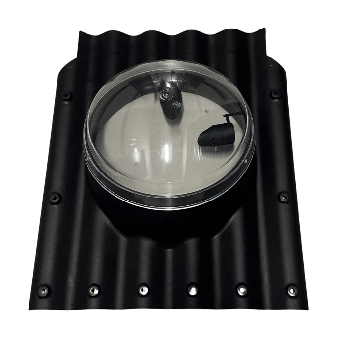 base and dome corrugated